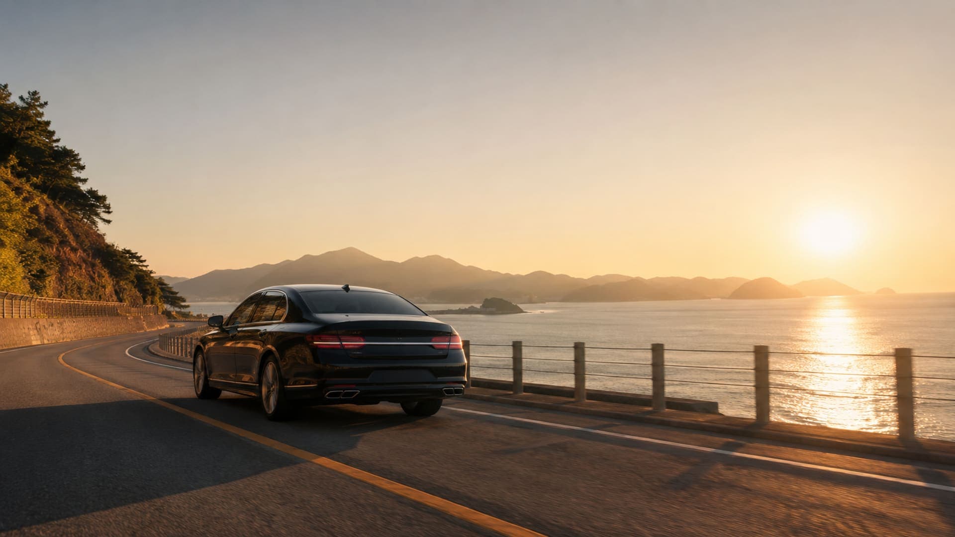 Comfortable chauffeur-based private travel along the coast